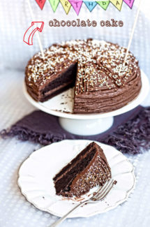 Birthday Chocolate Cake