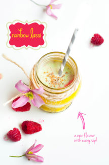 Rainbow Lassi/Smoothie