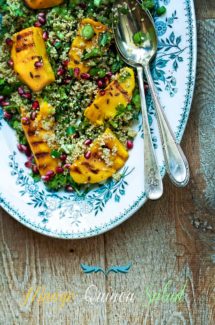 Mango Quinoa Salad with Ginger Dressing