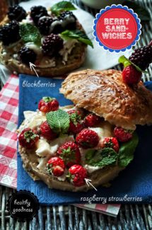 4th of July Berry Sandwiches