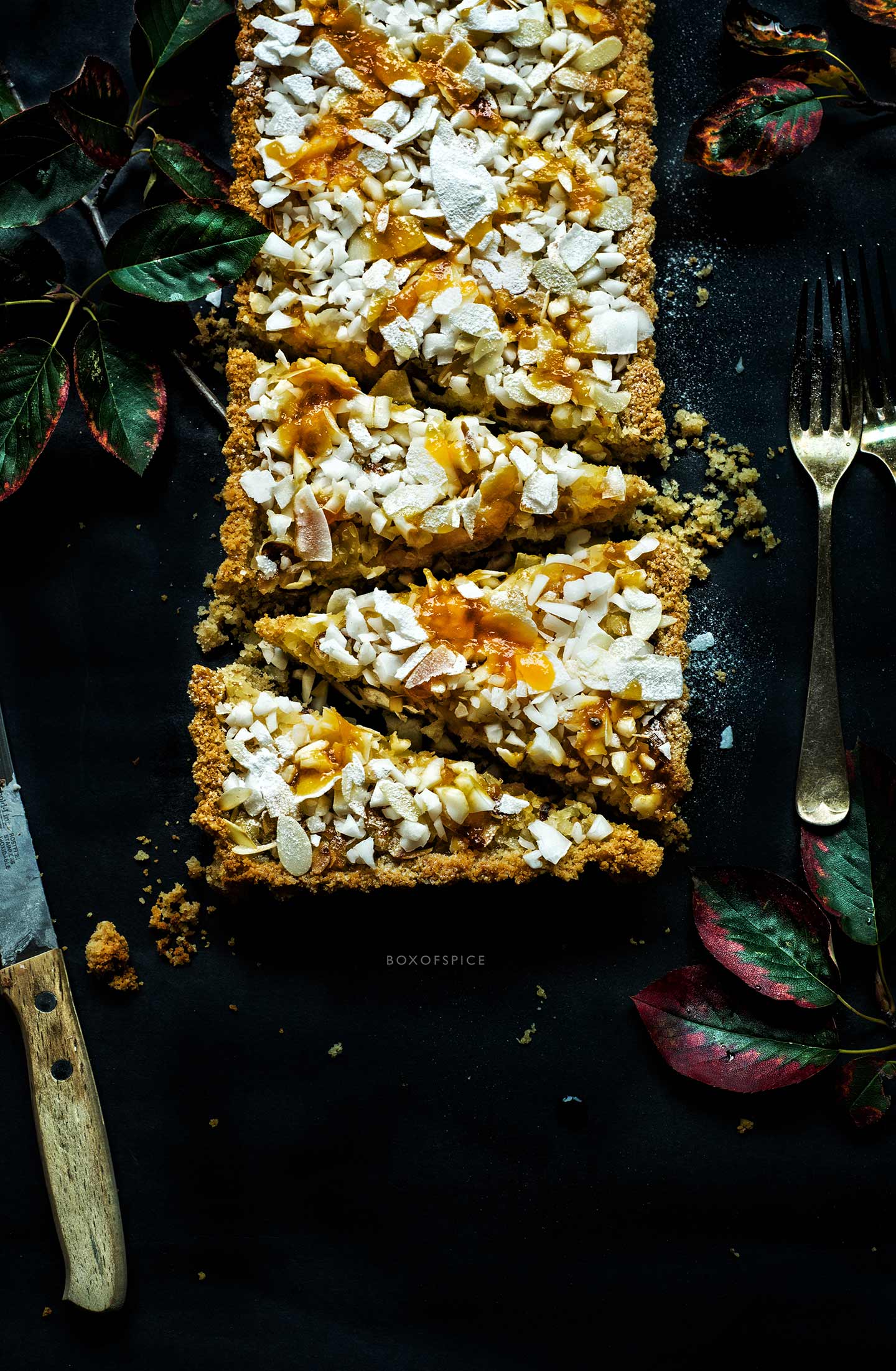 Fresh Coconut Tart I Boxofspice
