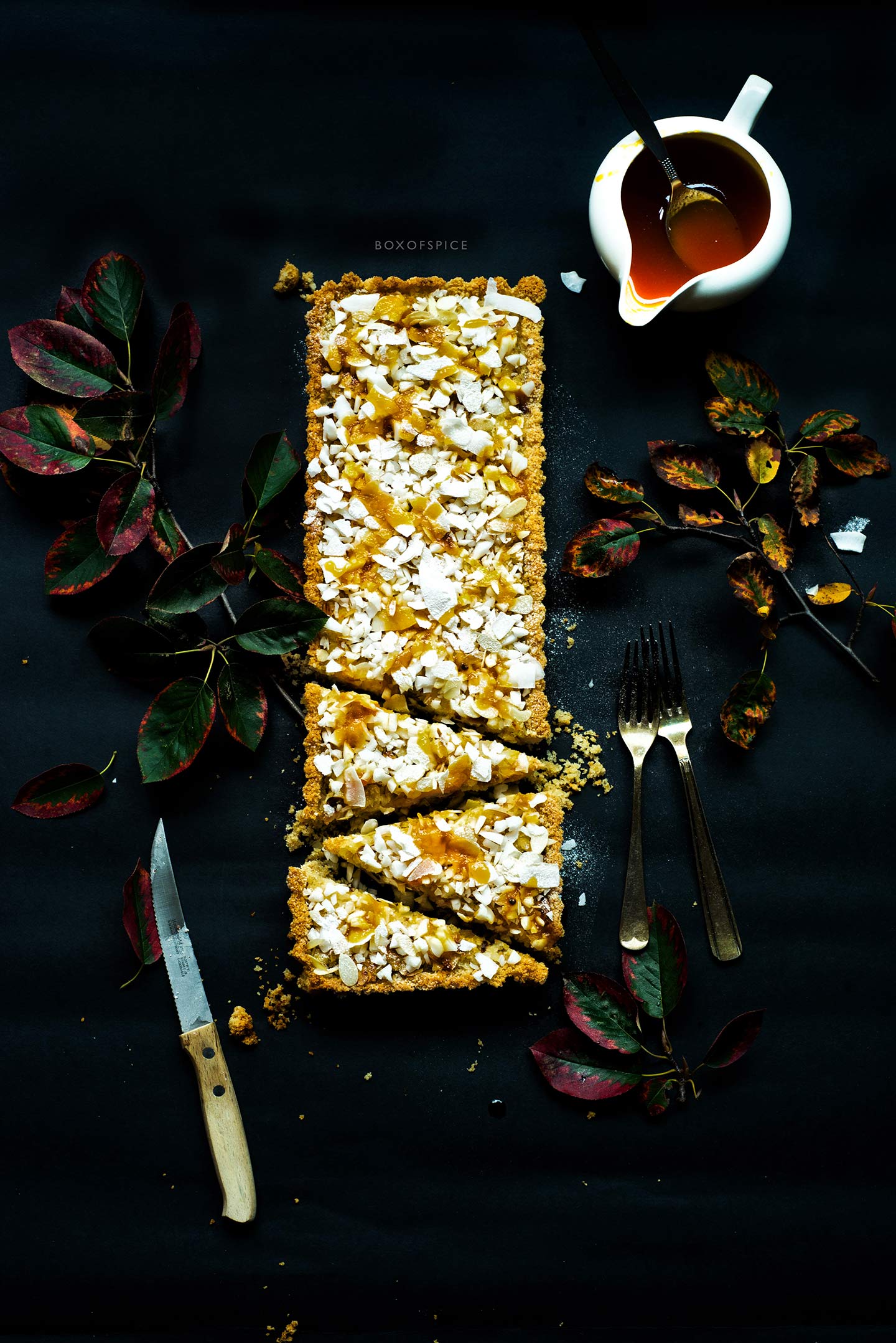 Fresh Coconut Tart I Boxofspice