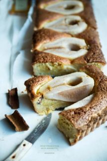 Pear Frangipane Tart with Amaretto