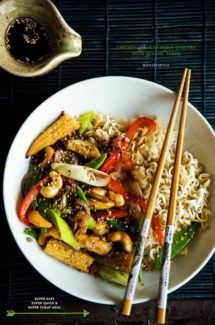 Chicken and Vegetable Stir Fry with Sesame Seeds
