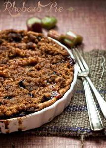 The Never Before Rhubarb Pie