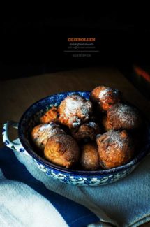 Oliebollen / Dutch Donuts with Saffron and Cardamom