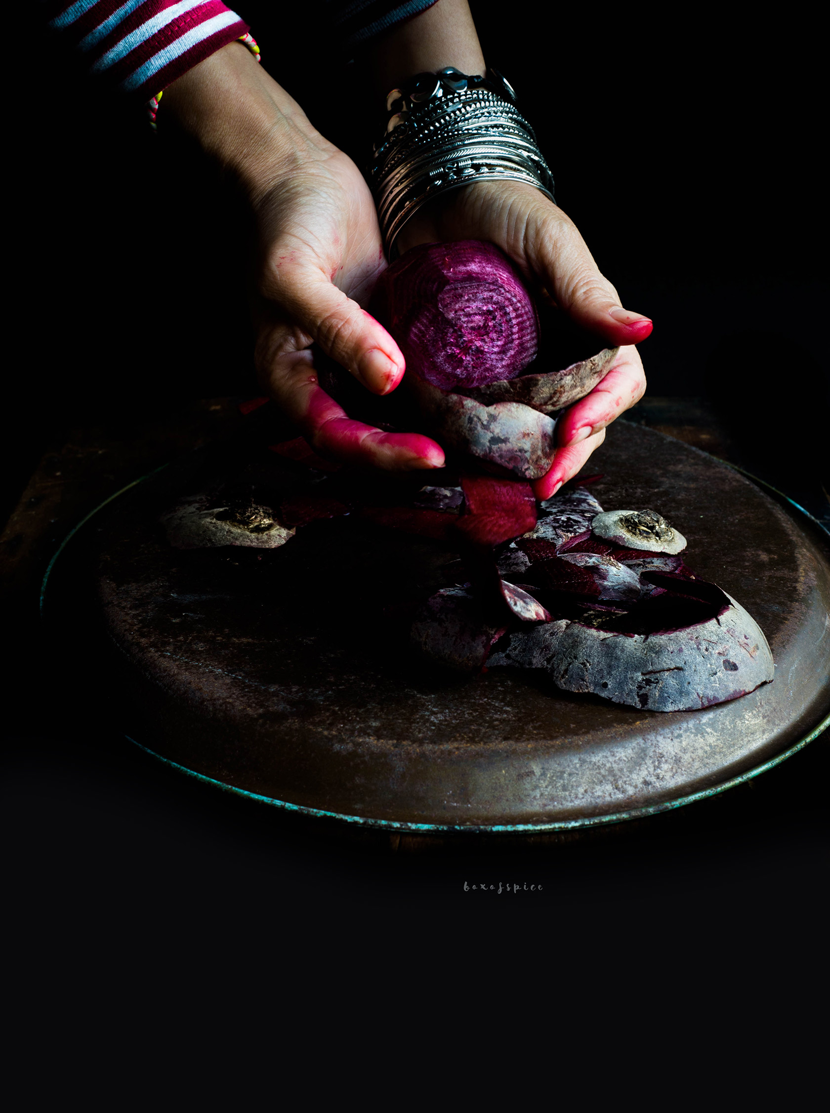 Indian Roasted Beetroot with A Yoghurt Sauce I Boxofspice