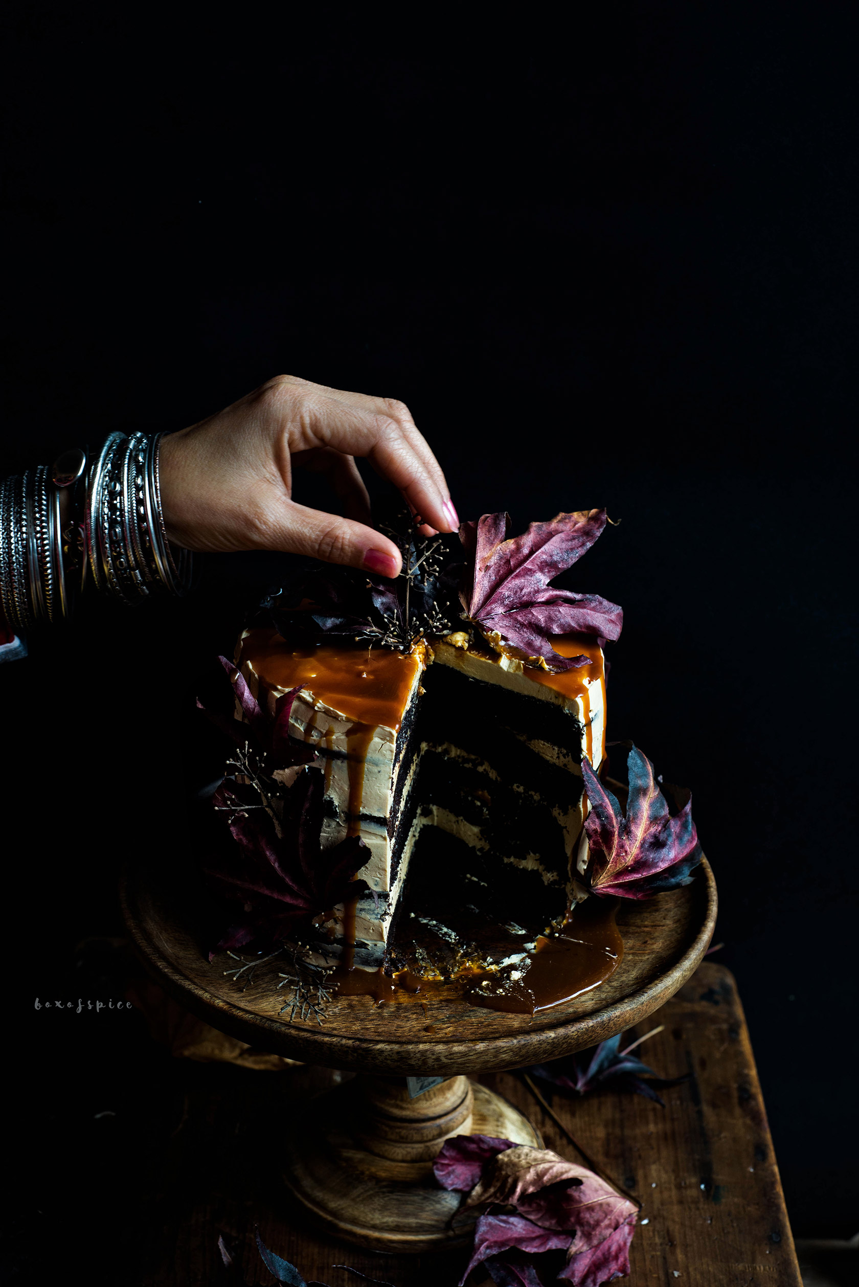 Spiced Whiskey Chocolate Cake I Boxofspice