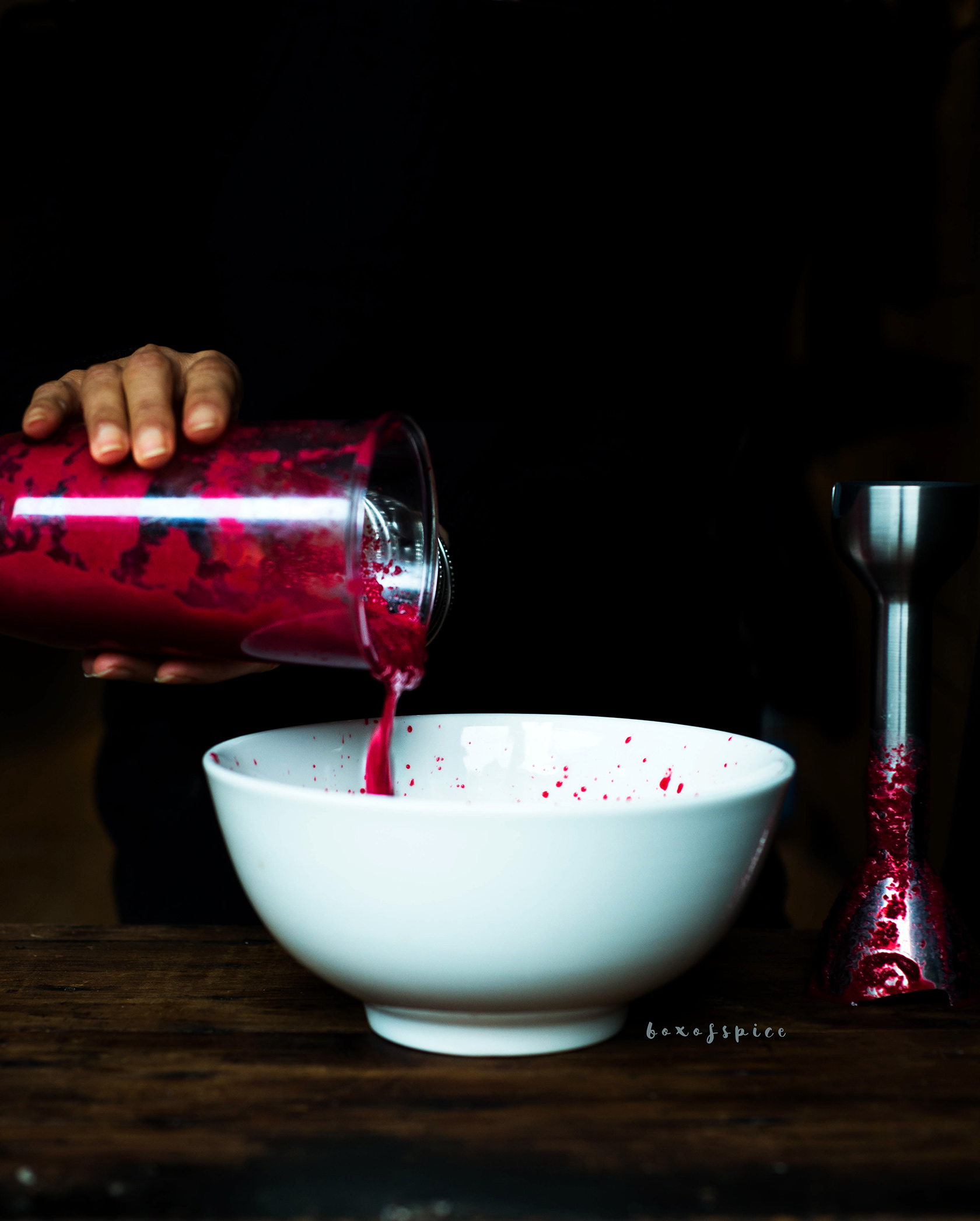 Red Velvet Valentine Beet Cake with A Goat Cheese Cardamom Glaze I Boxofspice