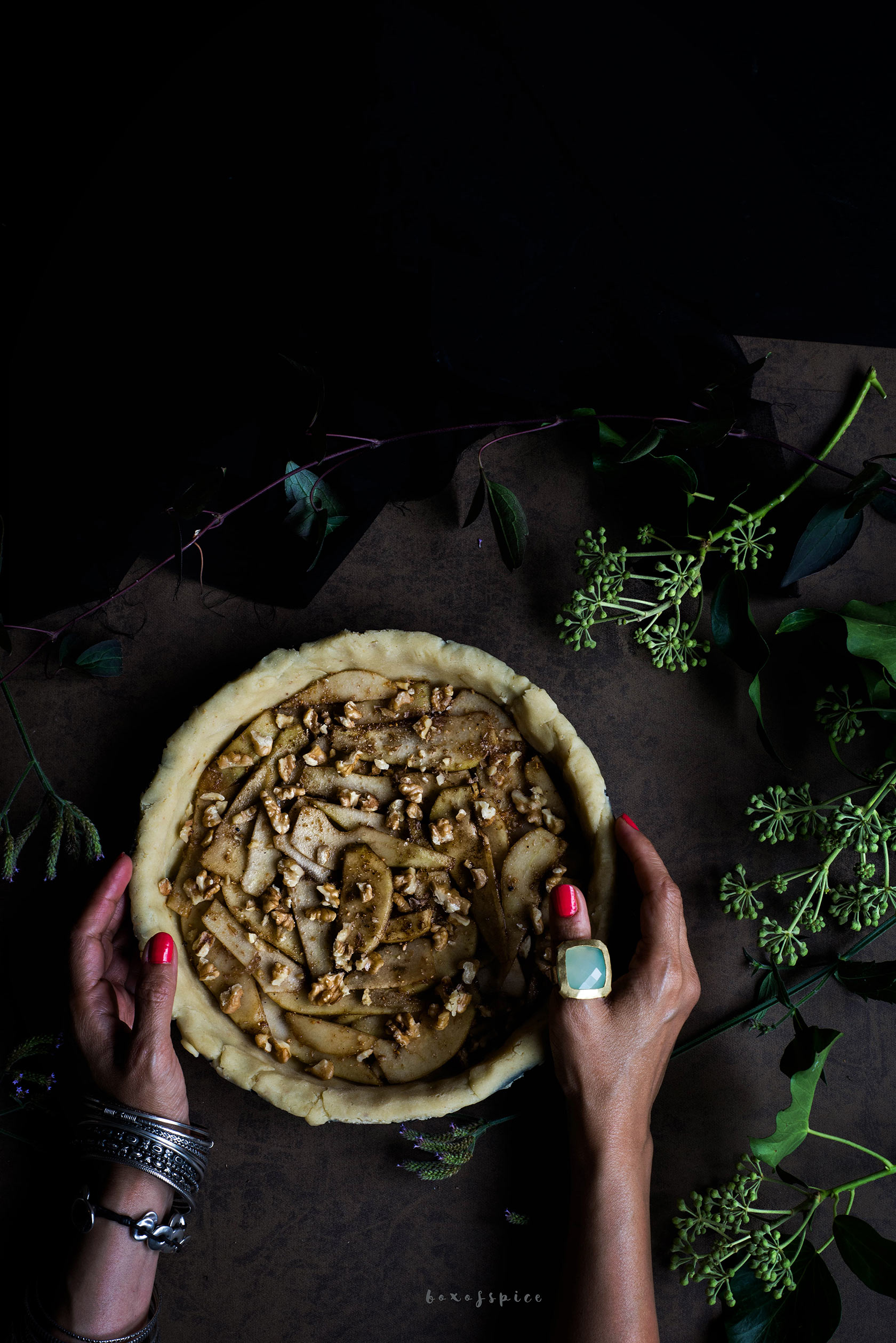 Pear Paneer Pie And A Ginger Crust I Boxofspice