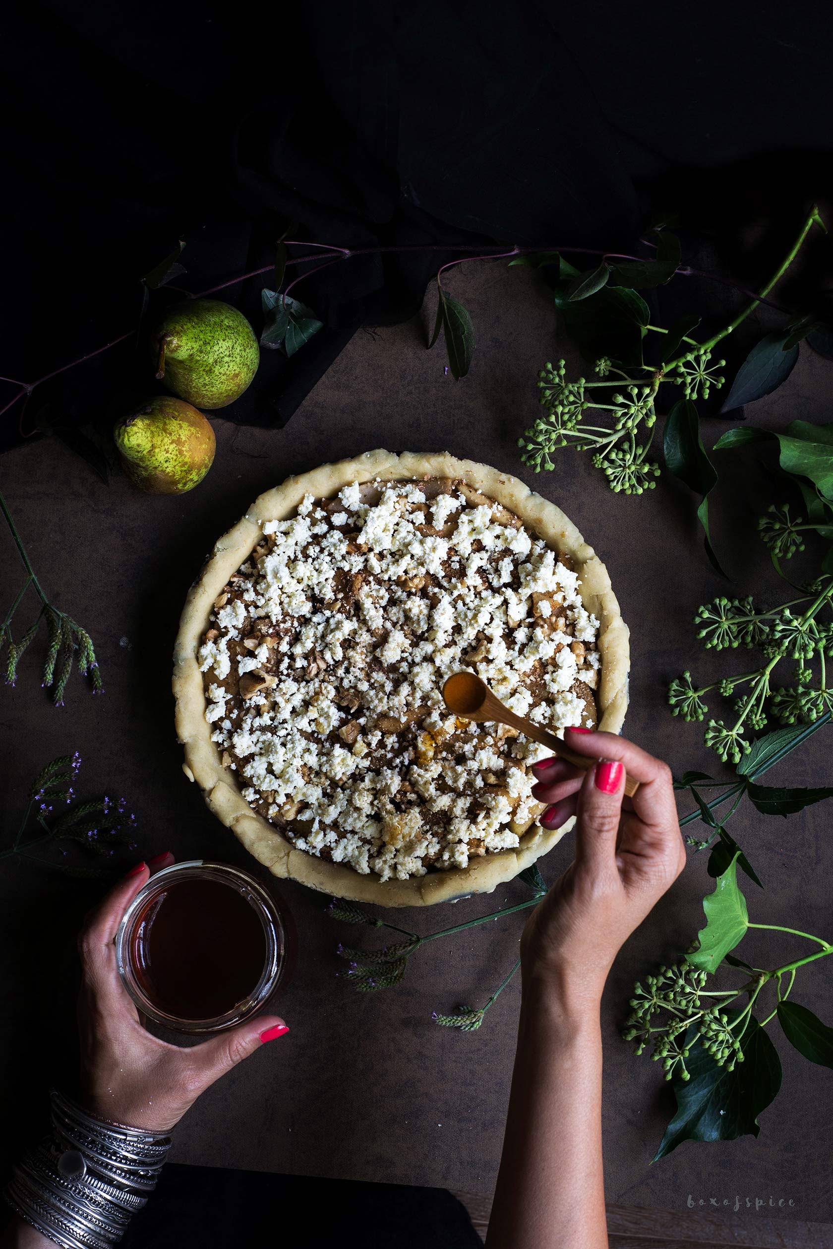 Pear Paneer Pie And A Ginger Crust I Boxofspice