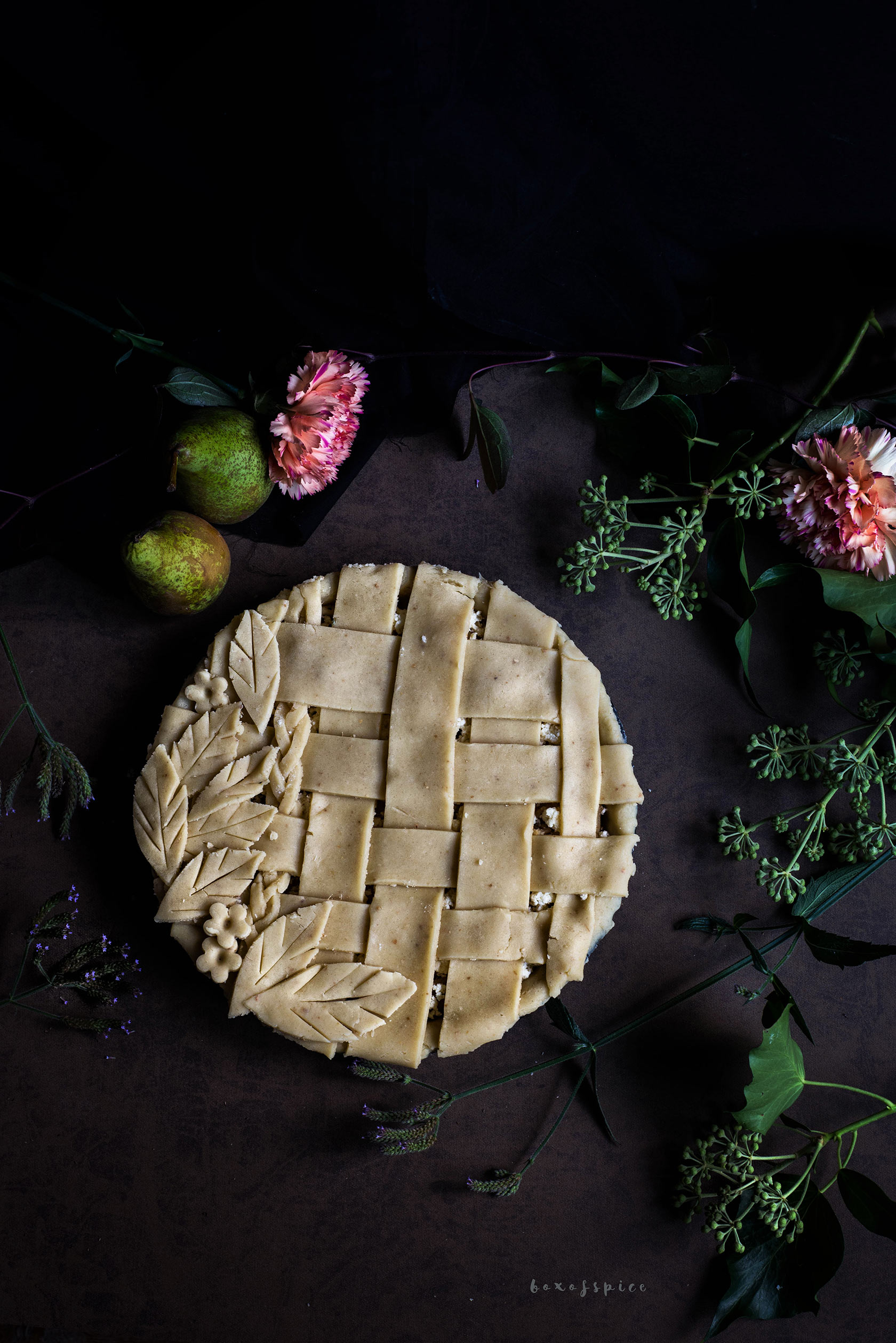Pear Paneer Pie And A Ginger Crust I Boxofspice
