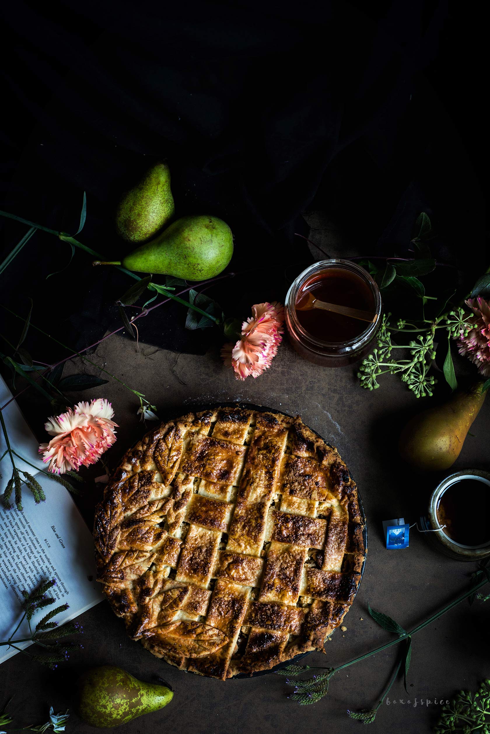 Pear Paneer Pie And A Ginger Crust I Boxofspice