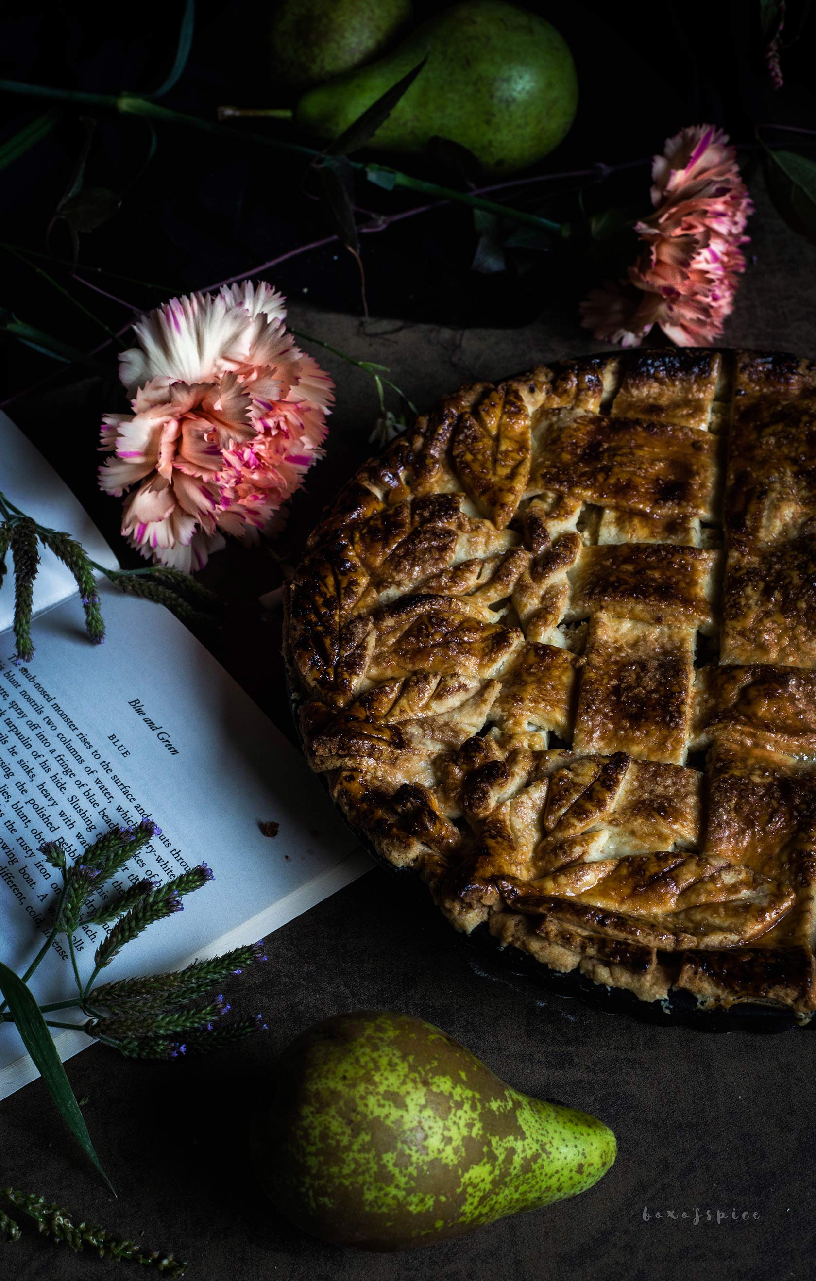 Pear Paneer Pie And A Ginger Crust I Boxofspice