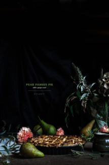 Pear Paneer Pie and A Ginger Crust