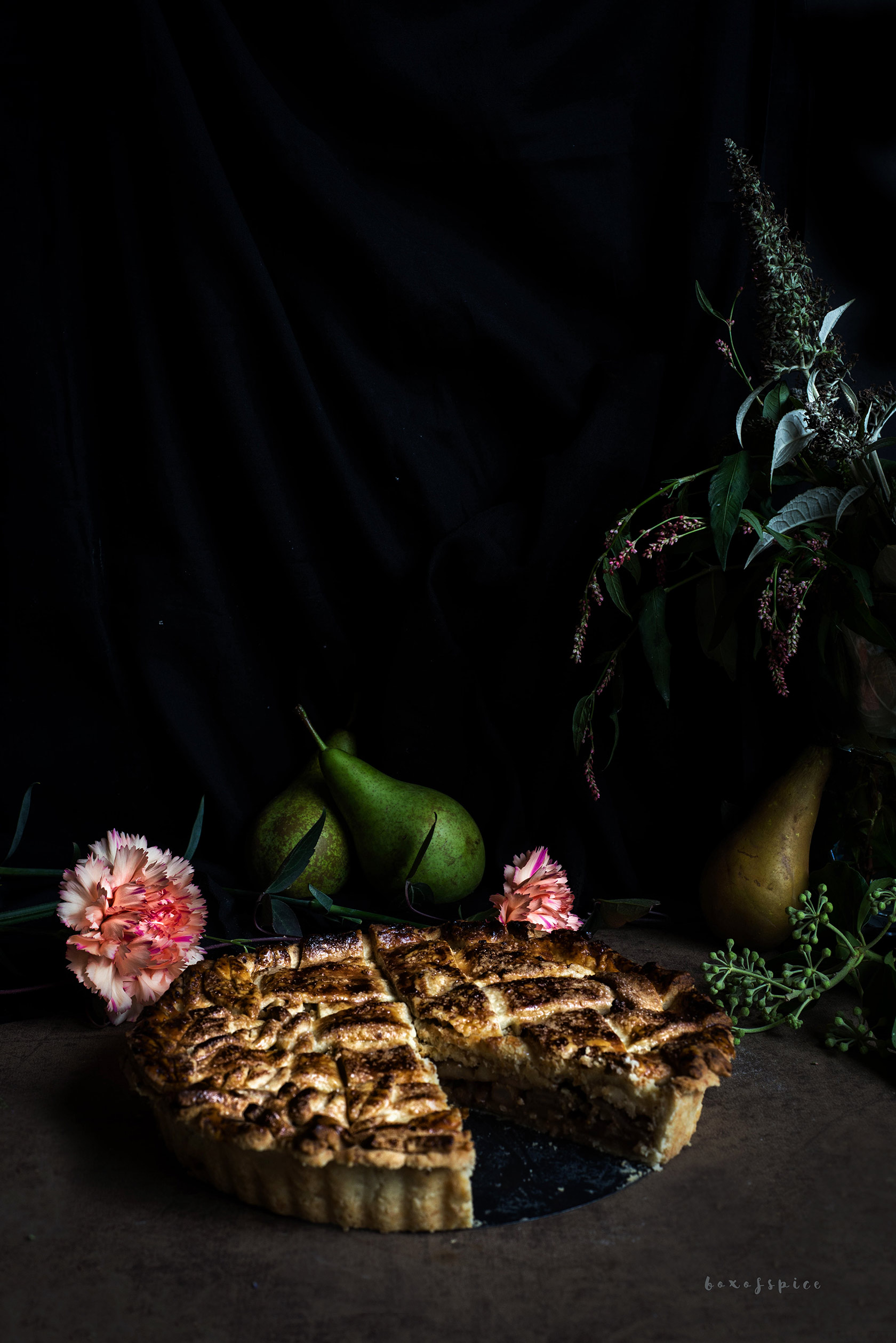 Pear Paneer Pie And A Ginger Crust I Boxofspice