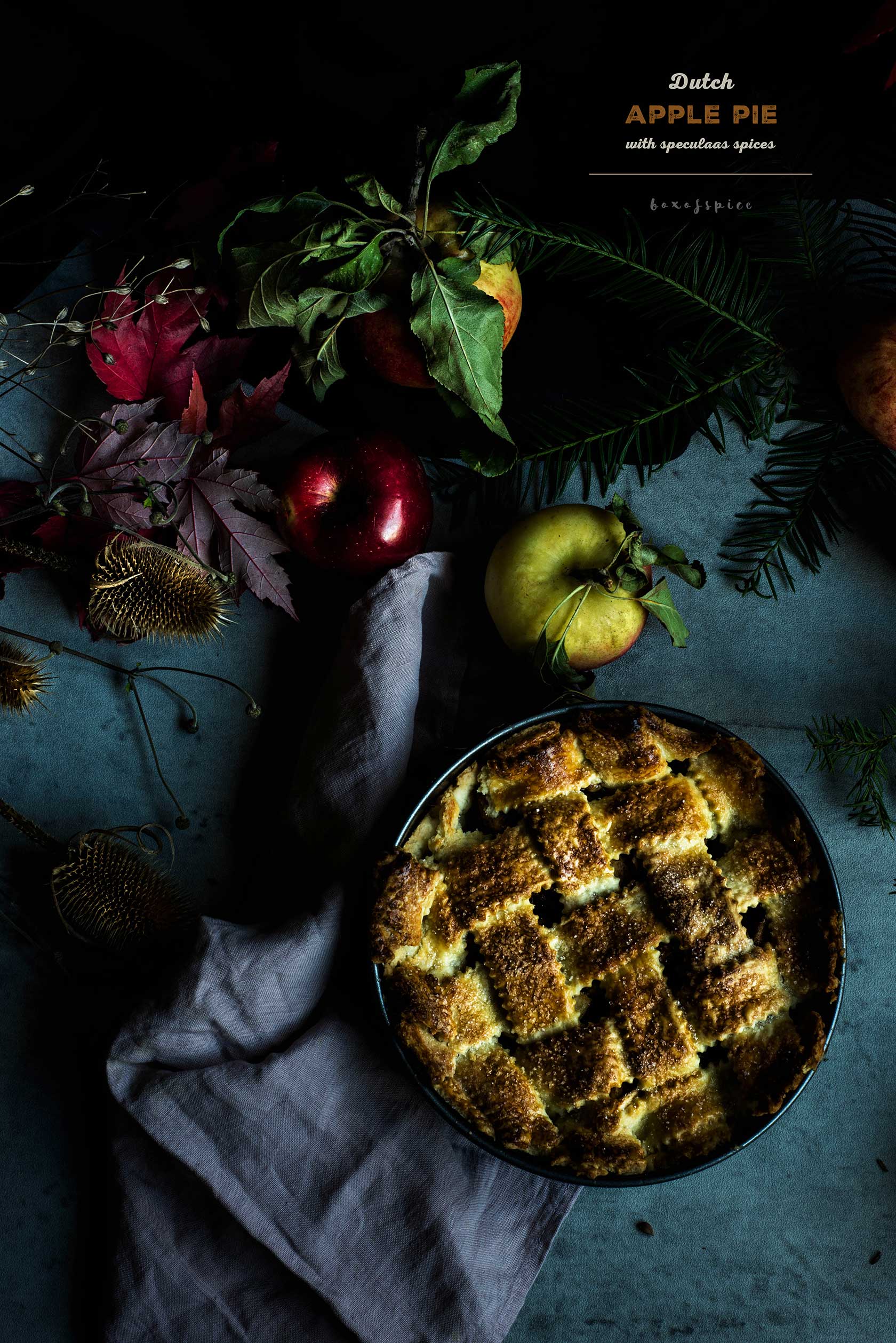 Dutch Apple Pie with Speculaas Spices I Boxofspice
