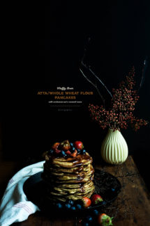 Atta/Whole Wheat Flour Pancakes with Cardamom