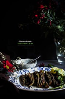 Stuffed Okra / Bharwan Bhindi