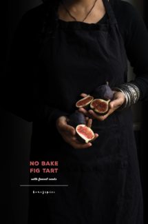 No Bake Fig Tart with Fennel Seeds