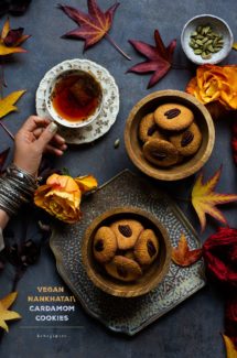 Vegan Atta Nankhatai  / Cardamom Cookies